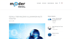 Desktop Screenshot of moder.org.tr